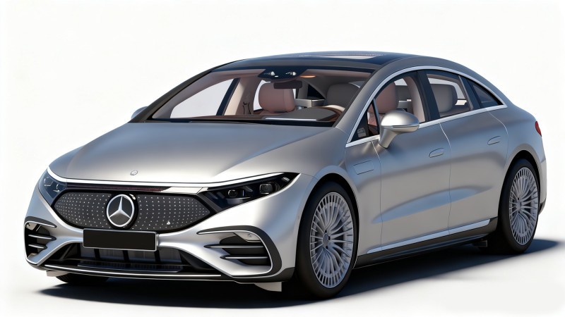 High-Detail Mercedes Benz EQS Modèle 3D .c4d .max .obj .3ds .fbx .stl .blend 