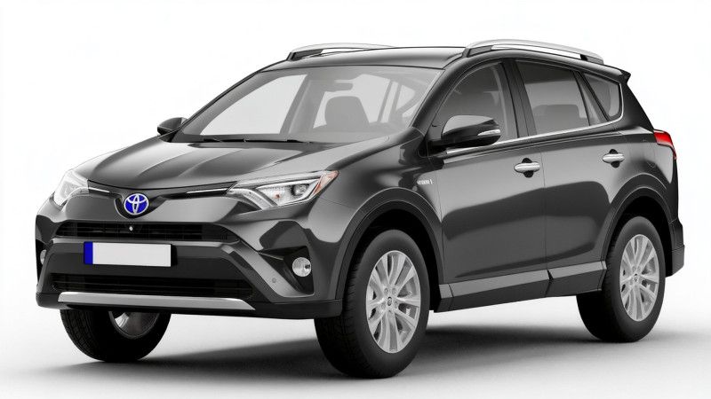 Toyota RAV4 Mk4 XA40 Hybrid HQ Interior 2016 3D Modell .c4d .max .obj .3ds .fbx .stl .blend