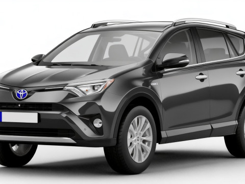 Toyota RAV4 Mk4 XA40 Hybrid HQ Interior 2016 Modelo 3D