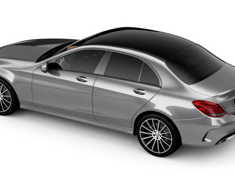 Mercedes-Benz C-Class 2015 3D 모델