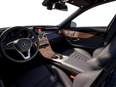 Mercedes-Benz C-Class 2015 3D 모델