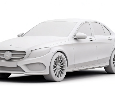 Mercedes-Benz C-Class 2015 3D 모델