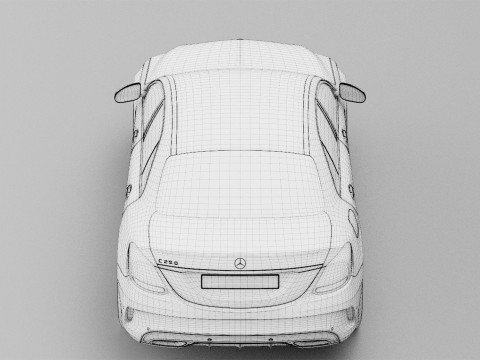Mercedes-Benz C-Class 2015 3D 모델