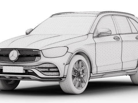 Mercedes-Benz GLC AMG 2020 Model 3D