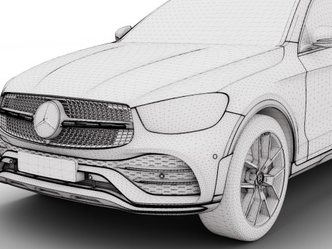 Mercedes-Benz GLC AMG 2020 Model 3D
