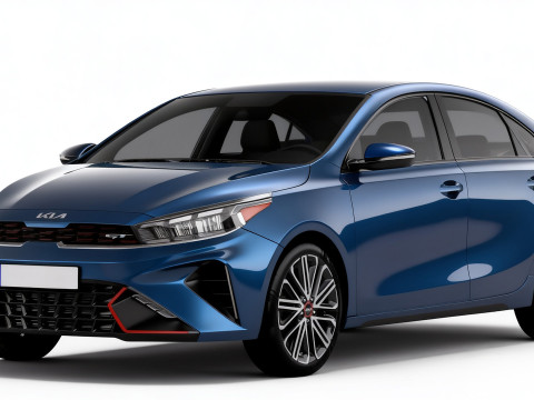 Kia Forte Mk3f BD GT HQ Interior 2022 Modelo 3D