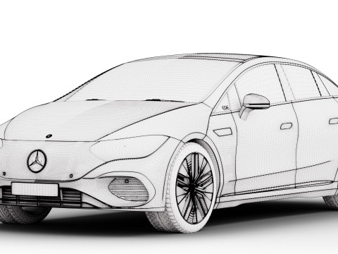 Mercedes-Benz EQE 350 Modelo 3D