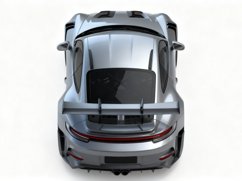High-Detail GT Track Porsche 911 GT3 RS 2023 3D Model