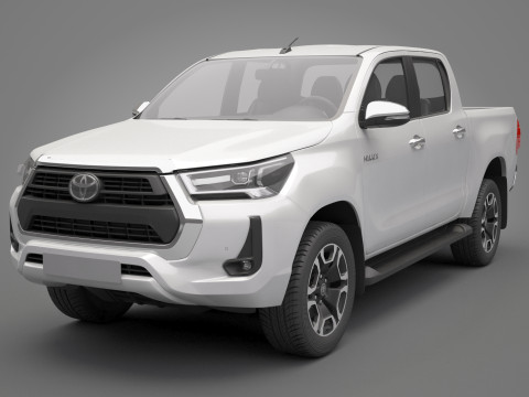 2021 Toyota Hilux Double Cab 3D Модель
