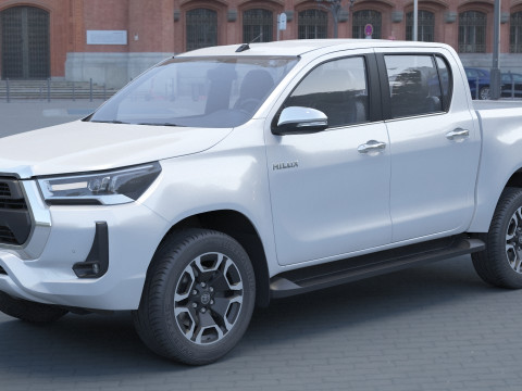 2021 Toyota Hilux Double Cab Modèle 3D