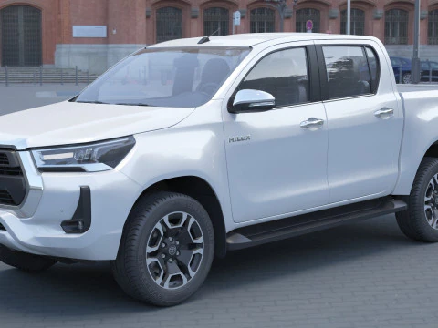2021 Toyota Hilux Double Cab 3D Model