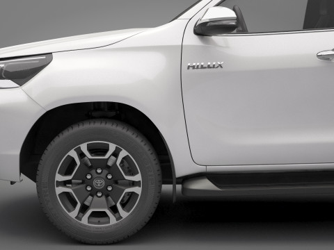 2021 Toyota Hilux Double Cab Modèle 3D