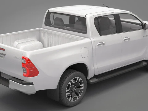 2021 Toyota Hilux Double Cab 3D Model