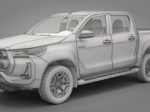 2021 Toyota Hilux Double Cab Modèle 3D