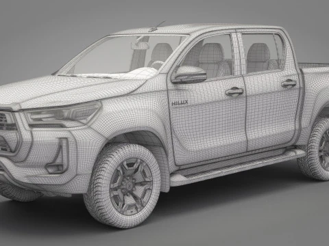 2021 Toyota Hilux Double Cab 3D Model