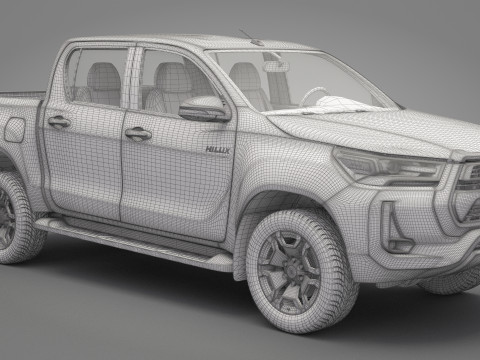 2021 Toyota Hilux Double Cab Modèle 3D