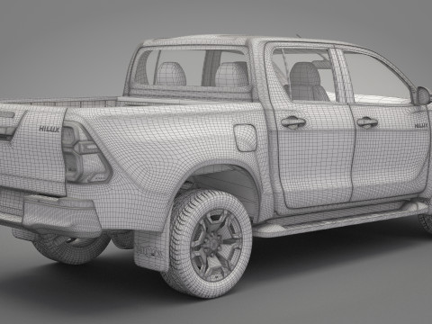 2021 Toyota Hilux Double Cab Modèle 3D