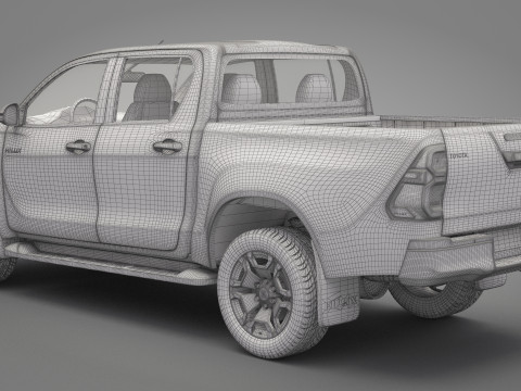 2021 Toyota Hilux Double Cab Modèle 3D