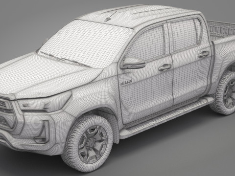 2021 Toyota Hilux Double Cab Modèle 3D