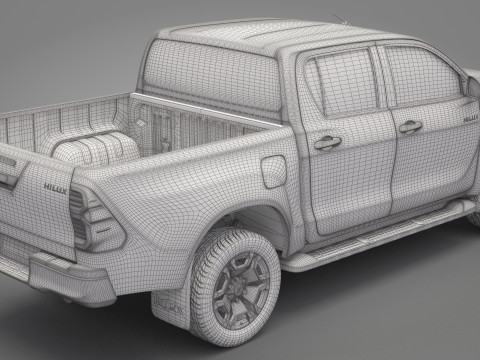 2021 Toyota Hilux Double Cab Modèle 3D