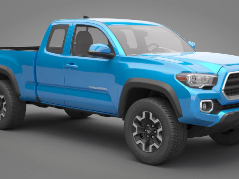 2016 Toyota Tacoma TRD 3D Model