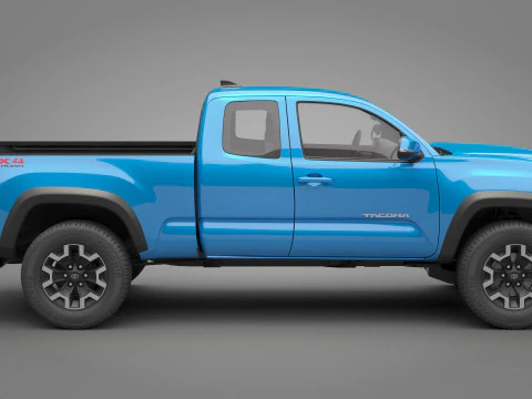 2016 Toyota Tacoma TRD 3D Model