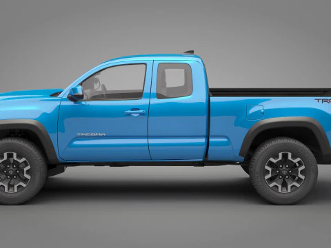2016 Toyota Tacoma TRD 3D Model