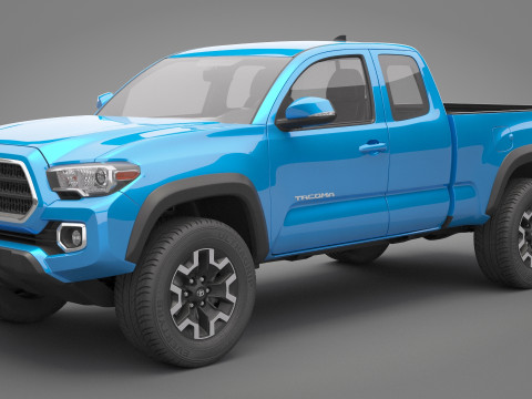 2016 Toyota Tacoma TRD 3D Model