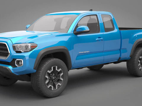 2016 Toyota Tacoma TRD 3D Model