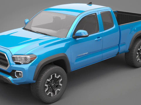 2016 Toyota Tacoma TRD 3D Model