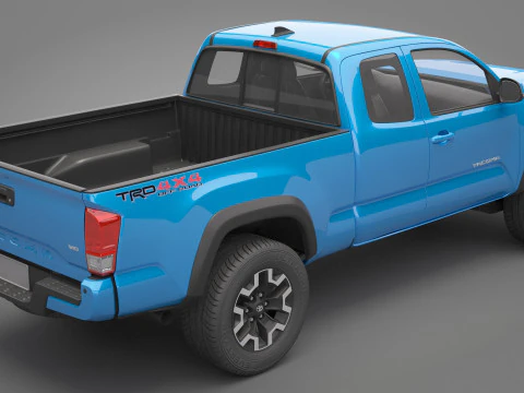 2016 Toyota Tacoma TRD 3D Model