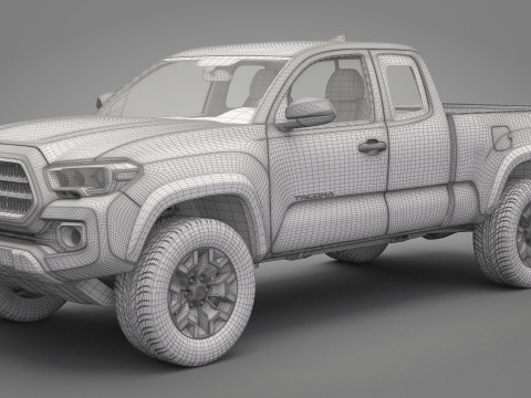 2016 Toyota Tacoma TRD 3D Model