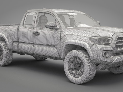 2016 Toyota Tacoma TRD 3D Model