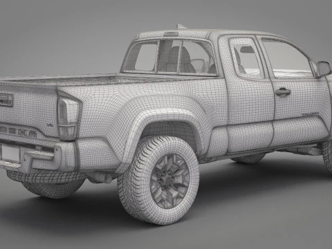 2016 Toyota Tacoma TRD 3D Model