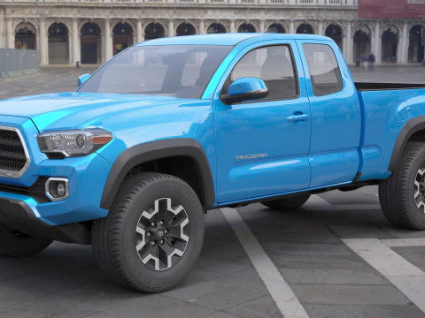 2016 Toyota Tacoma TRD 3D Model