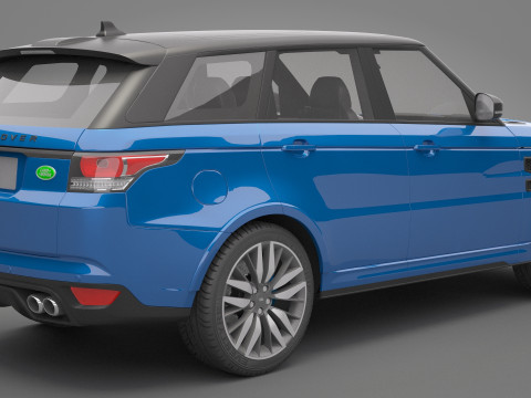 2015 Range Rover Sport Modelo 3D