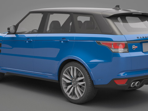 2015 Range Rover Sport Modelo 3D