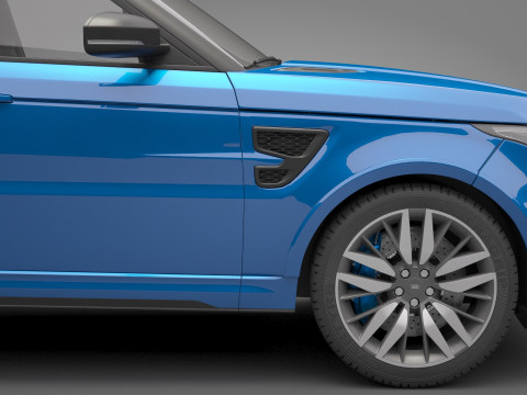 2015 Range Rover Sport Modelo 3D