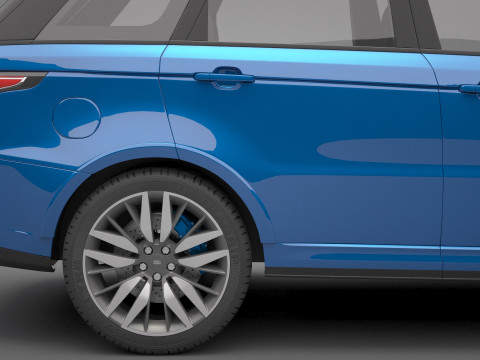 2015 Range Rover Sport Modelo 3D