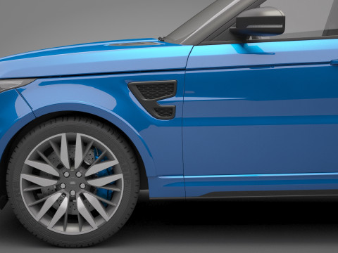 2015 Range Rover Sport Modelo 3D