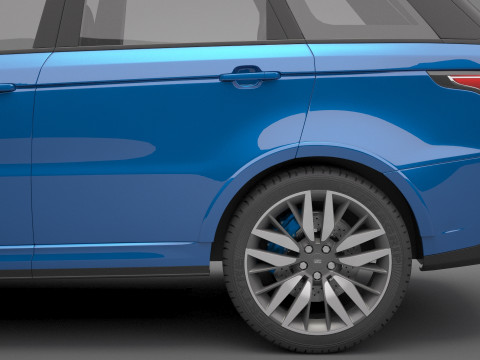 2015 Range Rover Sport Modelo 3D
