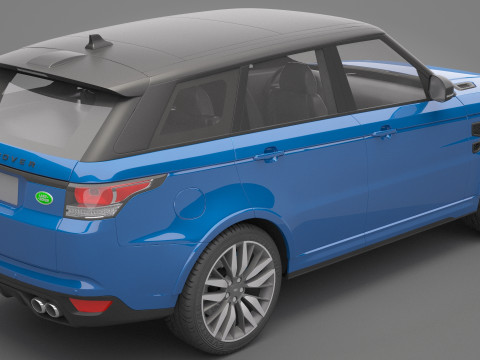 2015 Range Rover Sport Modelo 3D