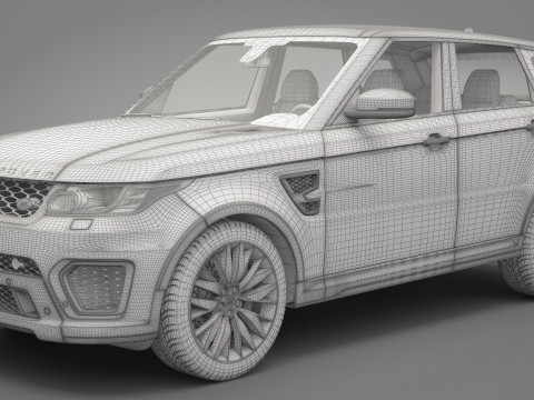 2015 Range Rover Sport Modelo 3D