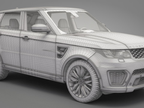 2015 Range Rover Sport Modelo 3D