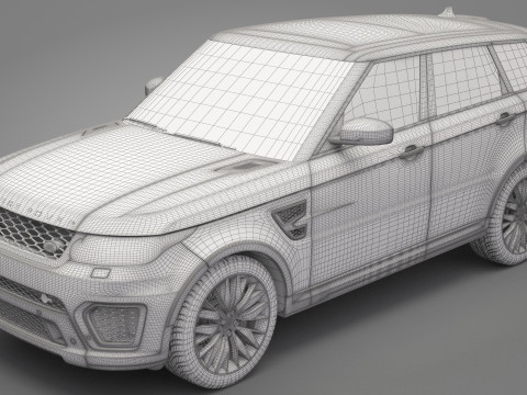 2015 Range Rover Sport Modelo 3D