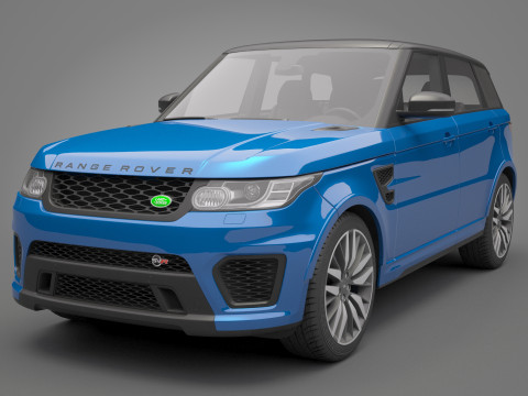 2015 Range Rover Sport 3D Модель