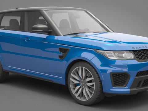 2015 Range Rover Sport Modelo 3D