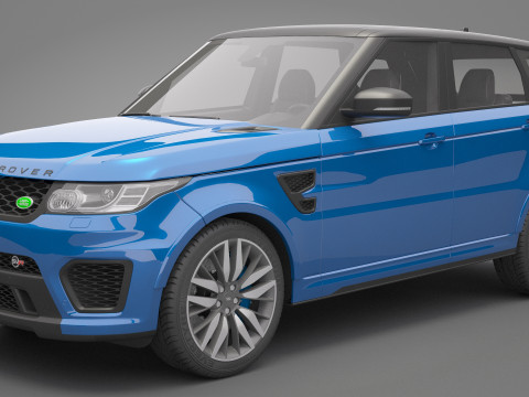 2015 Range Rover Sport Modelo 3D