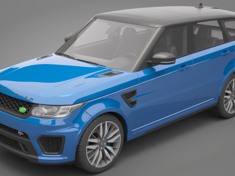2015 Range Rover Sport Modelo 3D