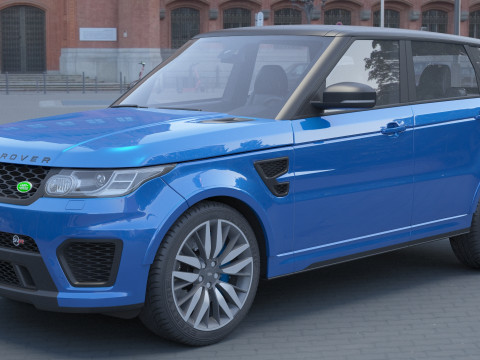 2015 Range Rover Sport Modelo 3D